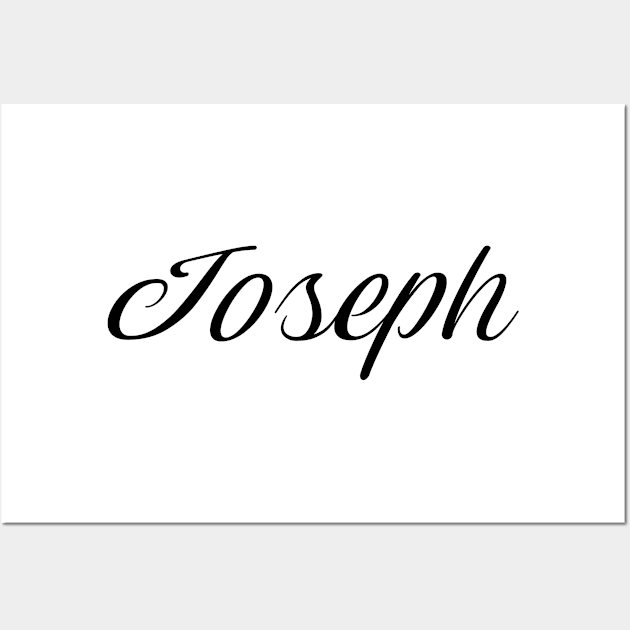 Name Joseph Wall Art by gulden